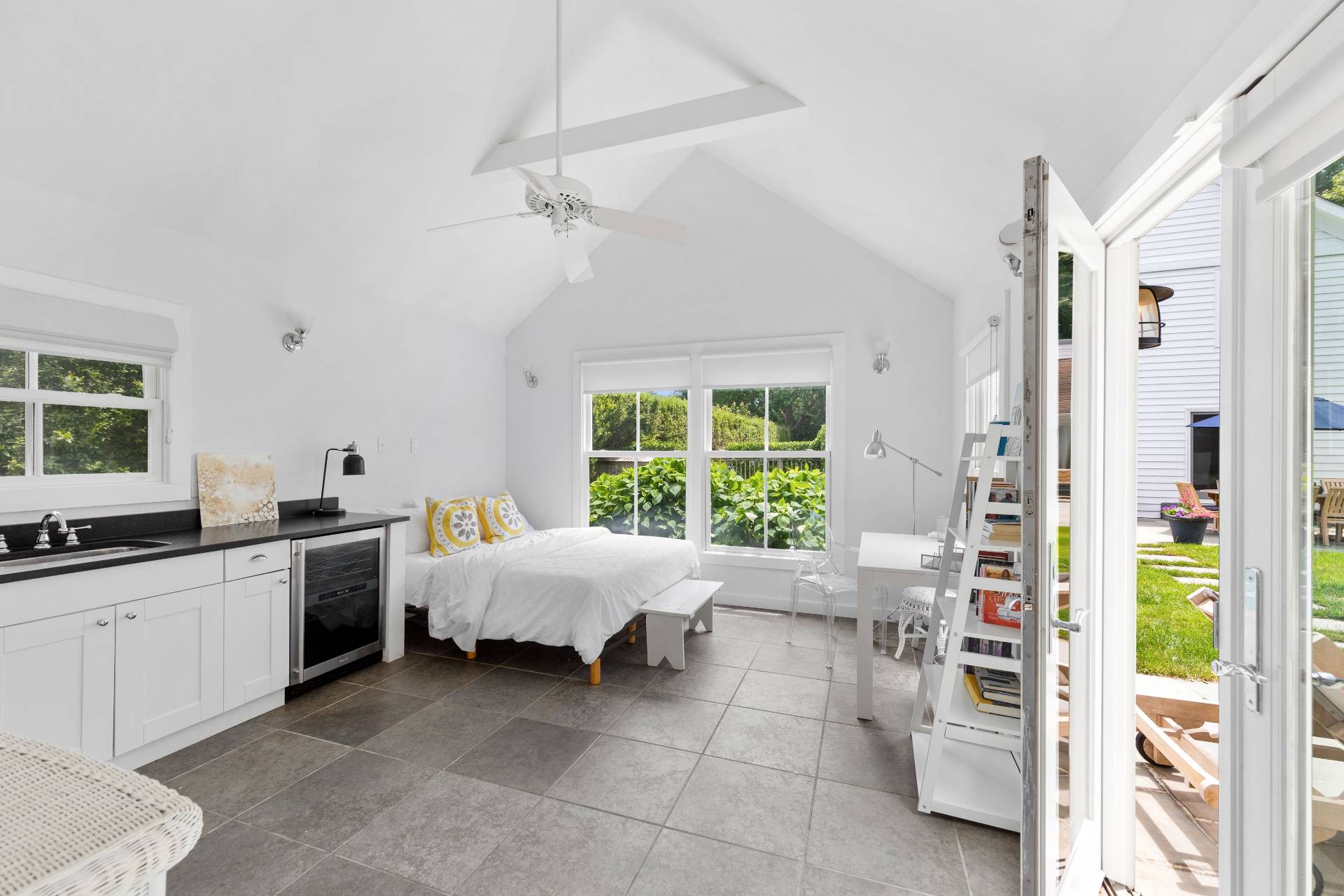 124 Ocean Road Bridgehampton, NY 11932 - Photo 24 of 27 a bed room with a bed and a window