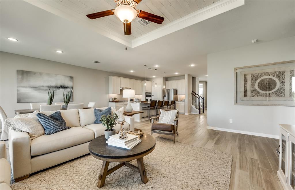 449 Avian Way Godley, TX 76044 - Photo 9 of 20 *Model Representation - Gathering room with view of main living areas