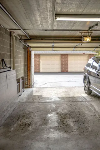 a view of parking garage