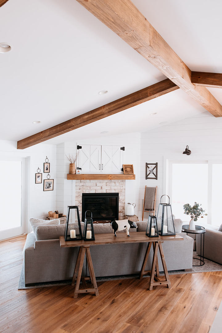 281 North Snipehollow Road Elizabeth, IL 61028 - Photo 22 of 68 a living room with furniture and a fireplace