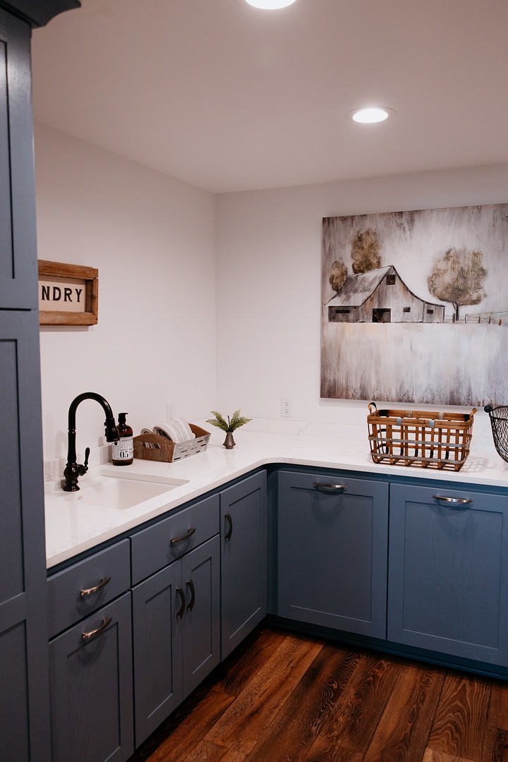 281 North Snipehollow Road Elizabeth, IL 61028 - Photo 29 of 68 a kitchen with a sink and cabinets