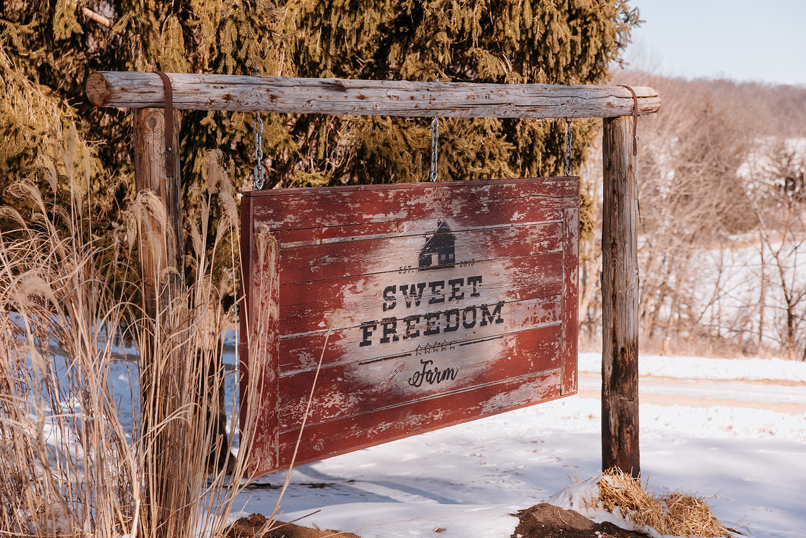 281 North Snipehollow Road Elizabeth, IL 61028 - Photo 3 of 68 a sign on the side of a building