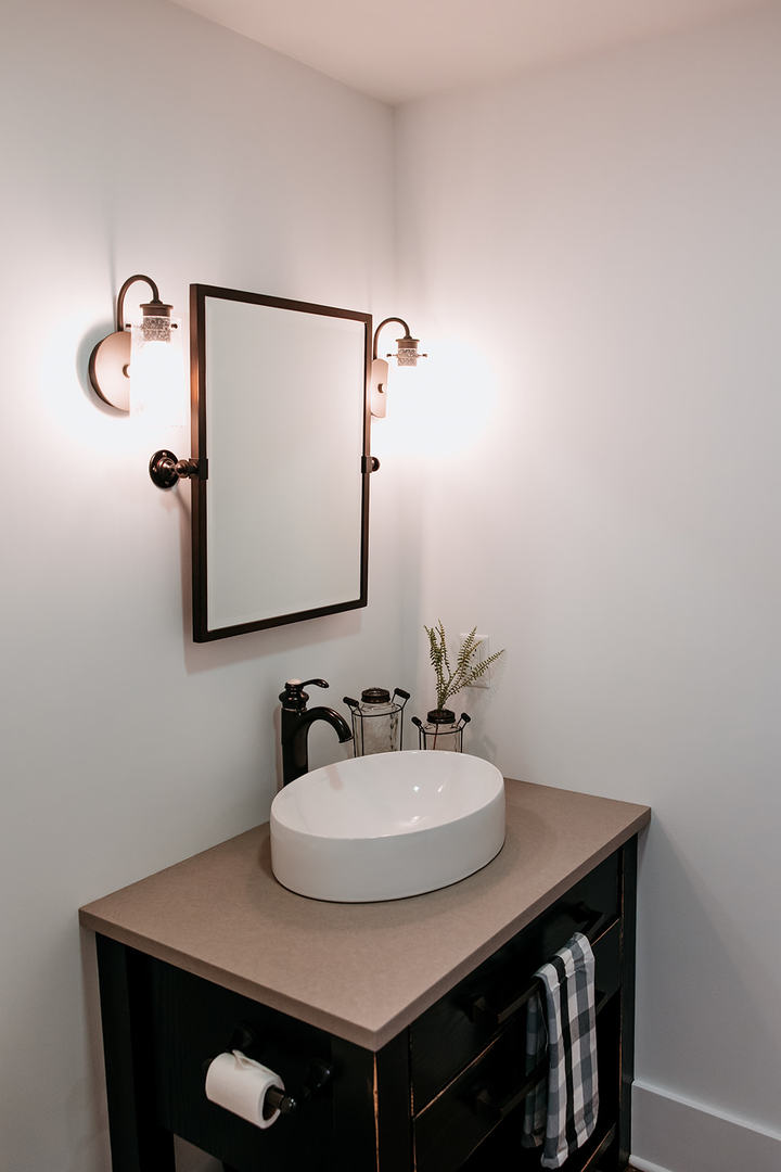 281 North Snipehollow Road Elizabeth, IL 61028 - Photo 49 of 68 a bathroom with a sink and a mirror