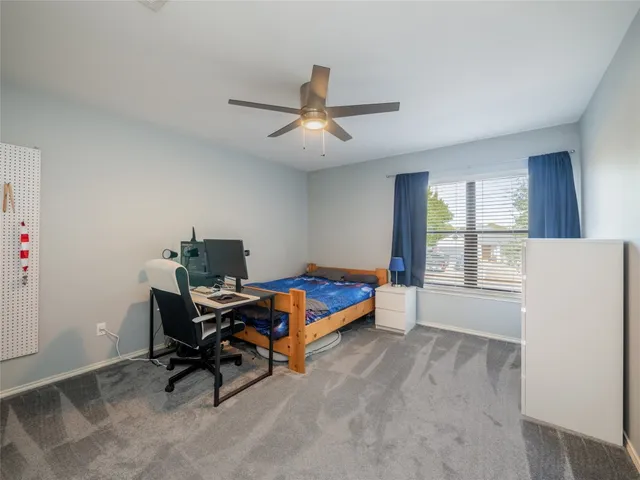 a workspace with a window