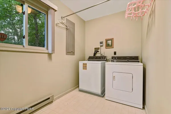 a room with storage and utility