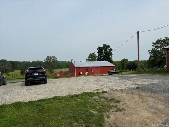 a car parked in front of a house