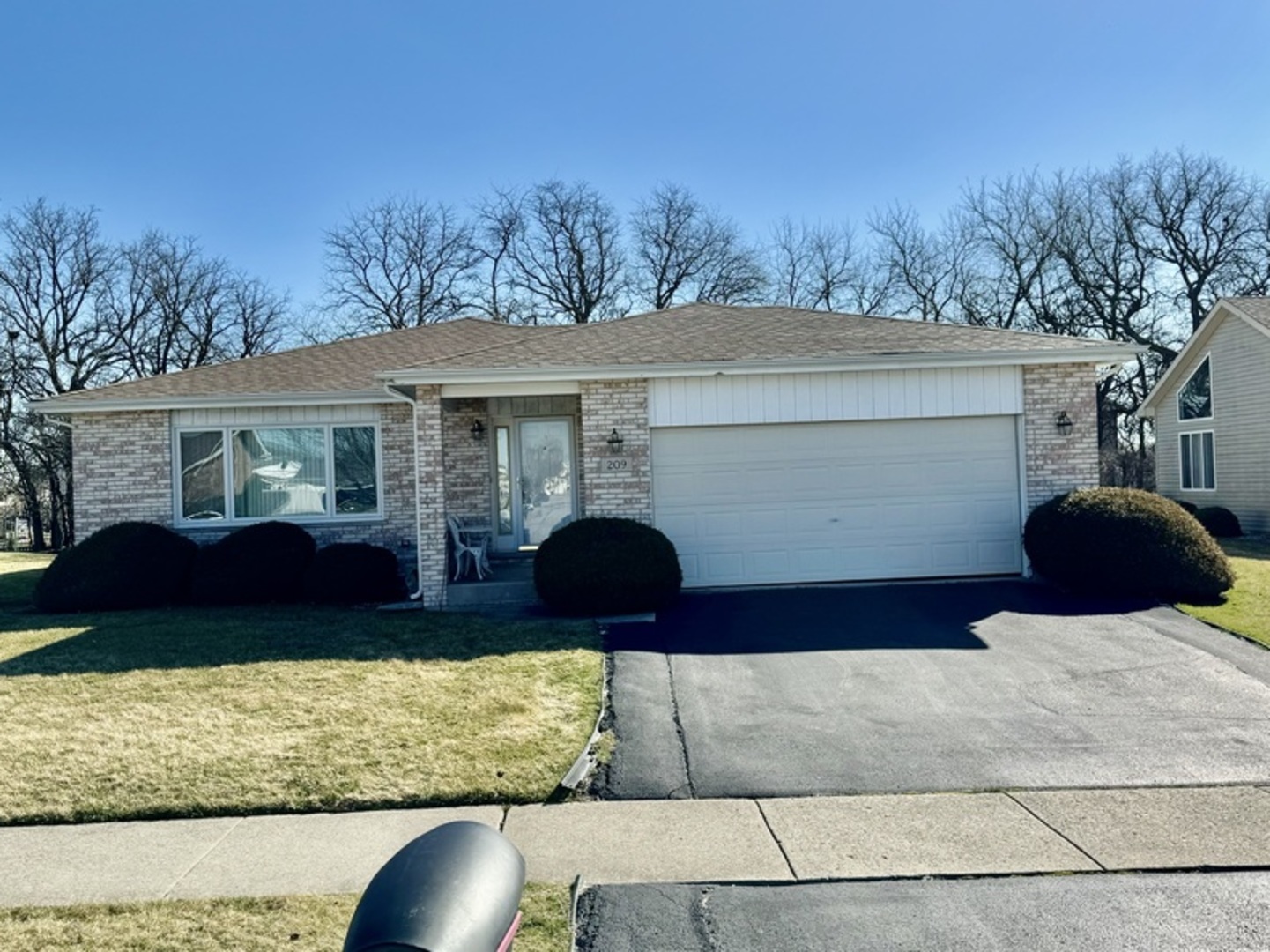209 Churn Road Matteson, IL 60443 - Photo 3 of 26 a front view of a house with garden
