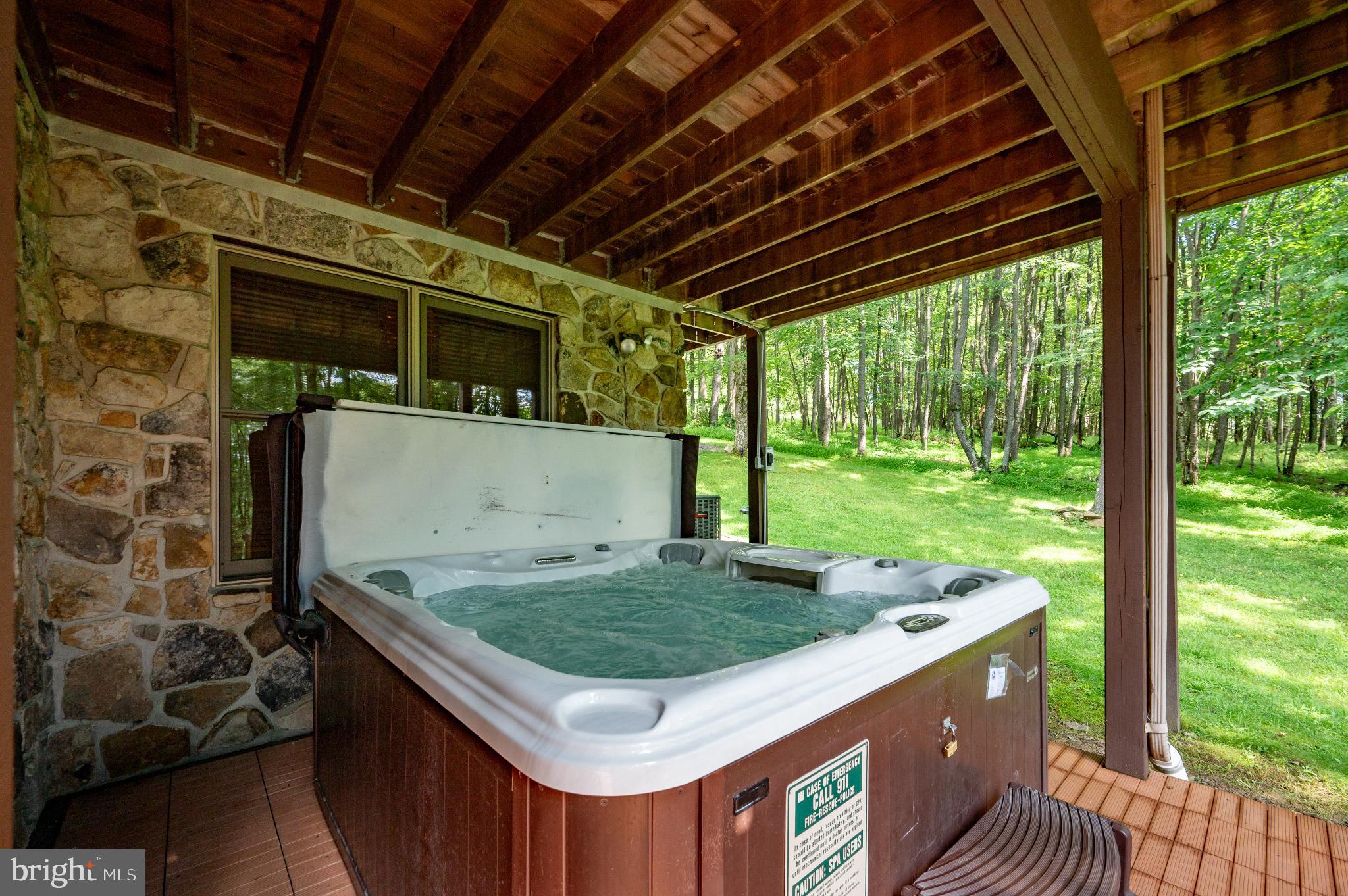 615 Sandy Shores Road Oakland, MD 21550 - Photo 87 of 103 Serene retreat with a relaxing hot tub.