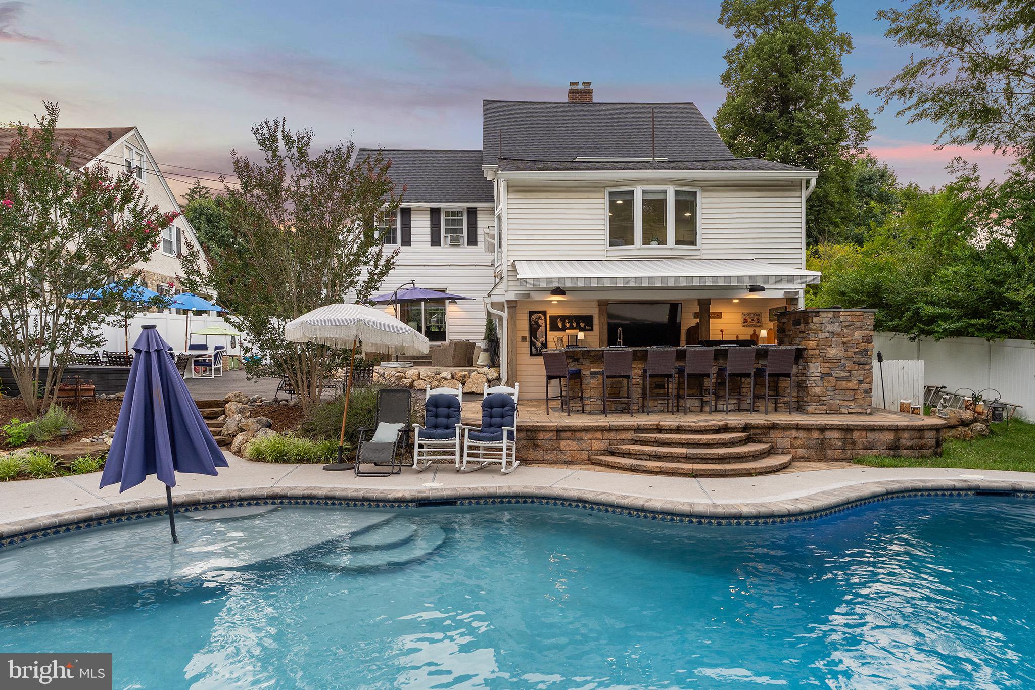 125 North Rolling Road Springfield, PA 19064 - Photo 47 of 61 Salt Water In-Ground Pool