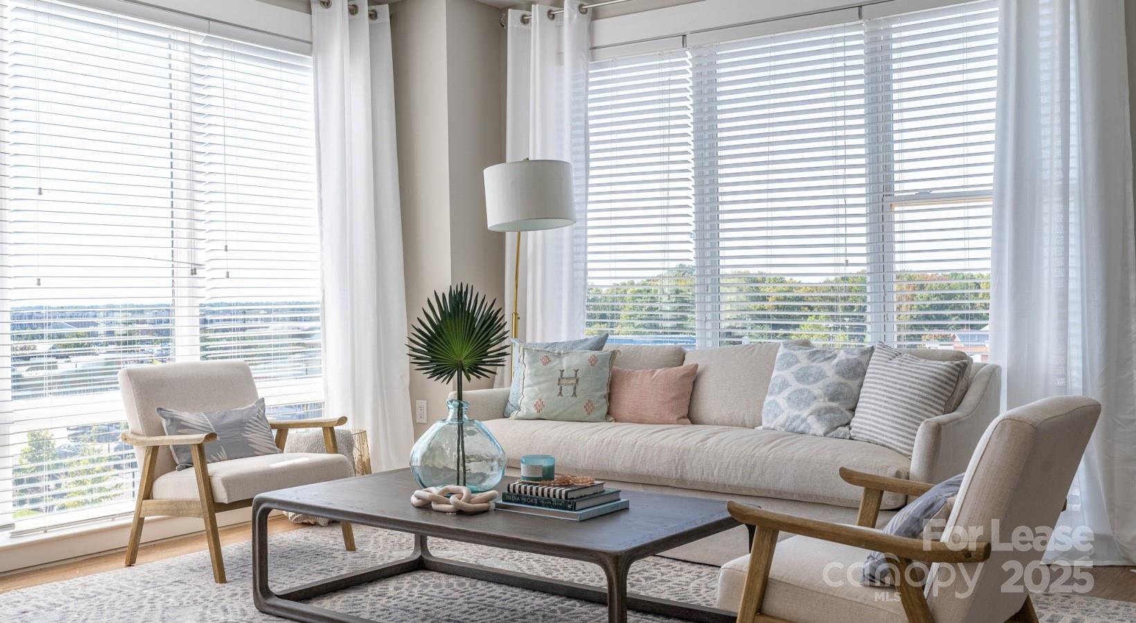 6408 Providence Farm Lane, Unit B2 Charlotte, NC 28277 - Photo 27 of 44 a living room with furniture and a potted plant