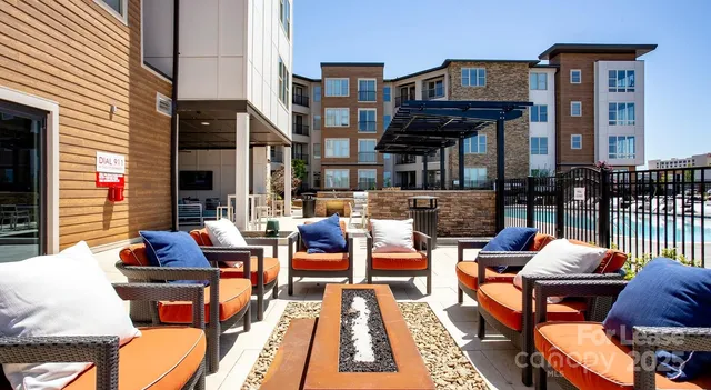 a outdoor space with a patio