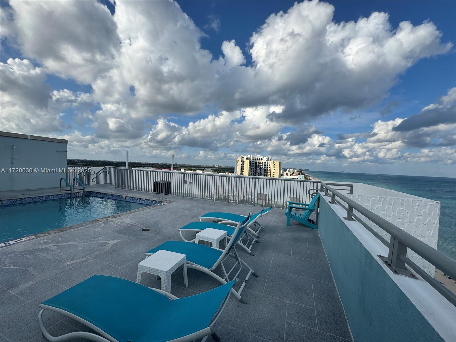 400 North Surf Road, Unit 701 Hollywood, FL 33019 - Photo 22 of 26 a view of a terrace with sitting area
