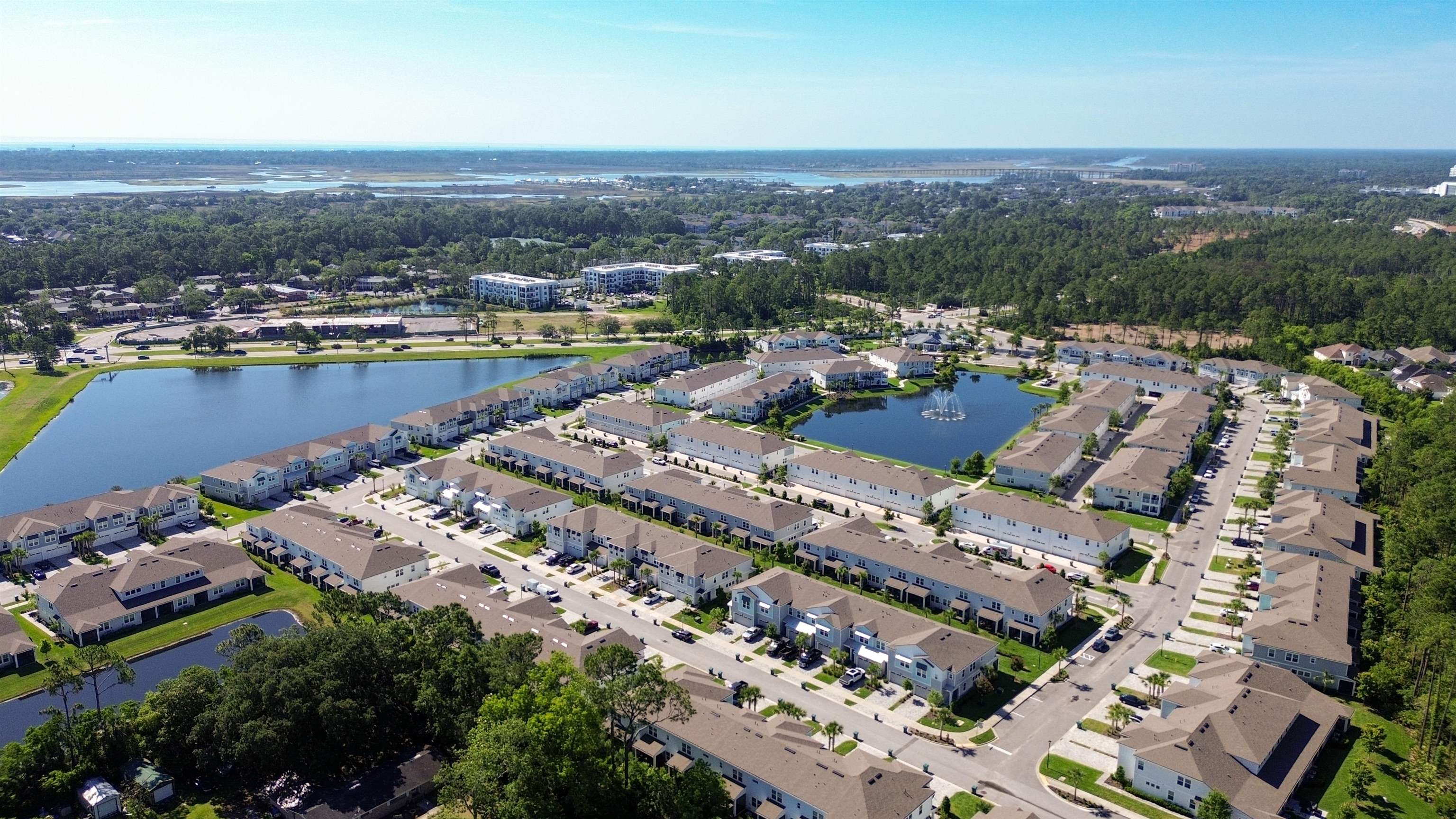 14141 Backbarrier Road Jacksonville, FL 32224 - Photo 34 of 45 an aerial view of a city with lake view