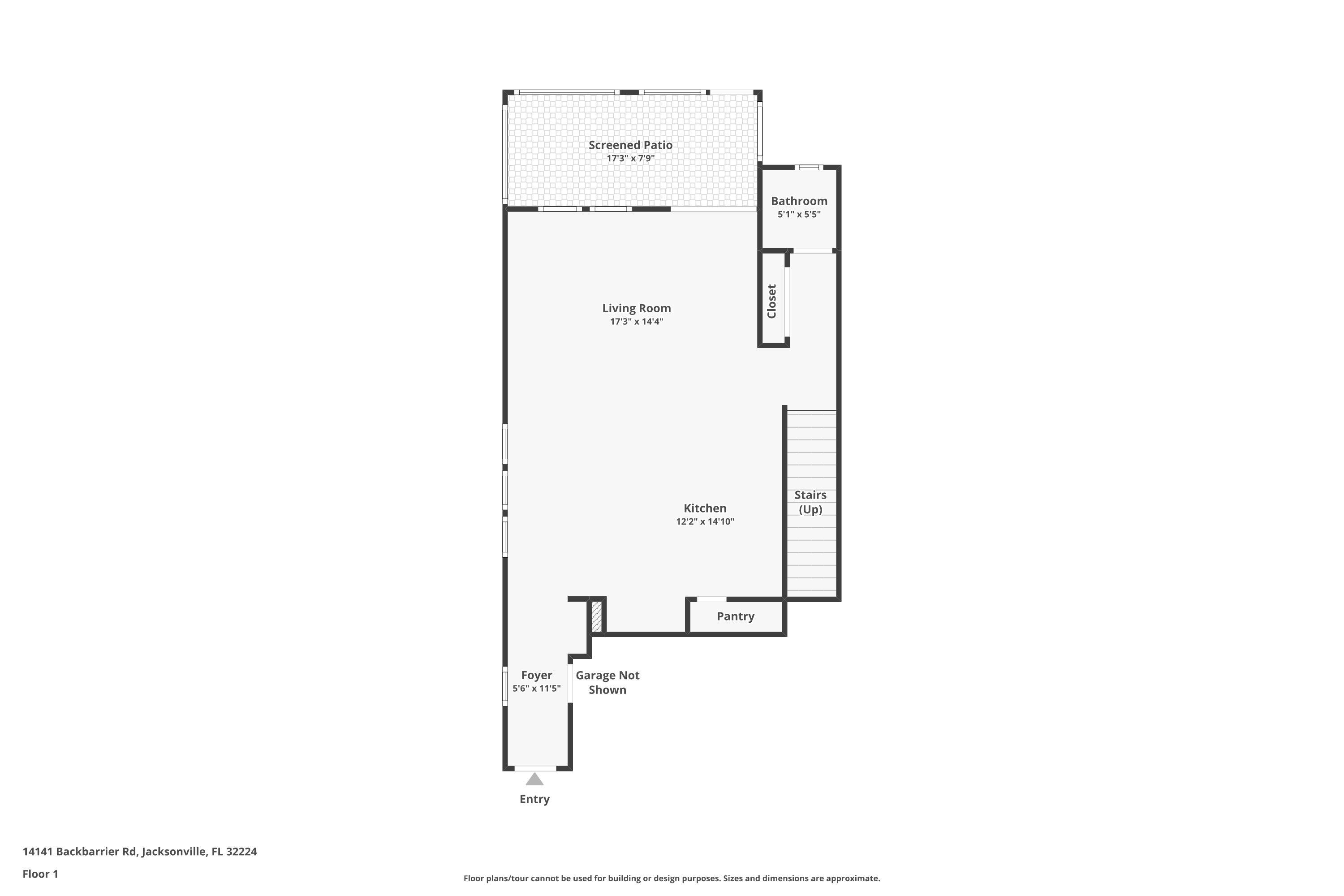 14141 Backbarrier Road Jacksonville, FL 32224 - Photo 44 of 45 a picture of a floor plan