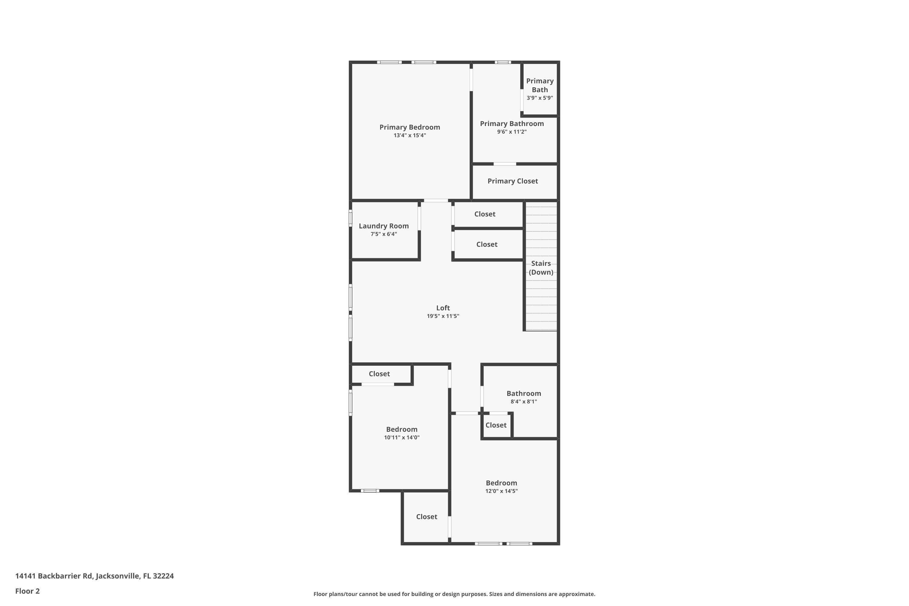 14141 Backbarrier Road Jacksonville, FL 32224 - Photo 45 of 45 a picture of a floor plan