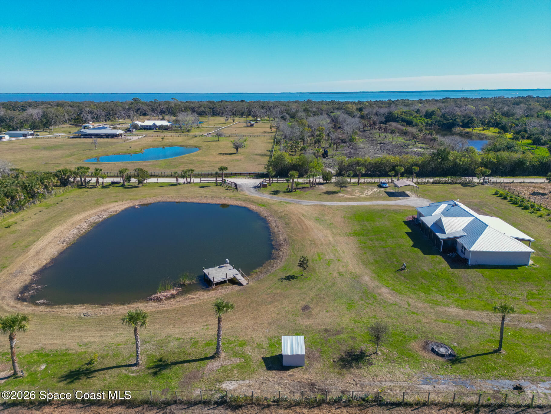3440 Hammock Road Mims, FL 32754 - Photo 3 of 56 Aerial View