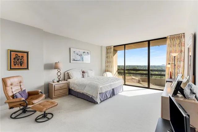 a building with trees in front of it