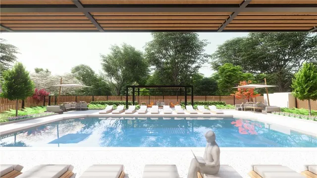 a view of a city with tall buildings