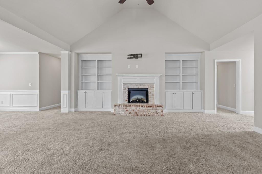 320 Lokeys Lane Bethlehem, GA 30620 - Photo 6 of 44 a view of an empty room with a fireplace and a window