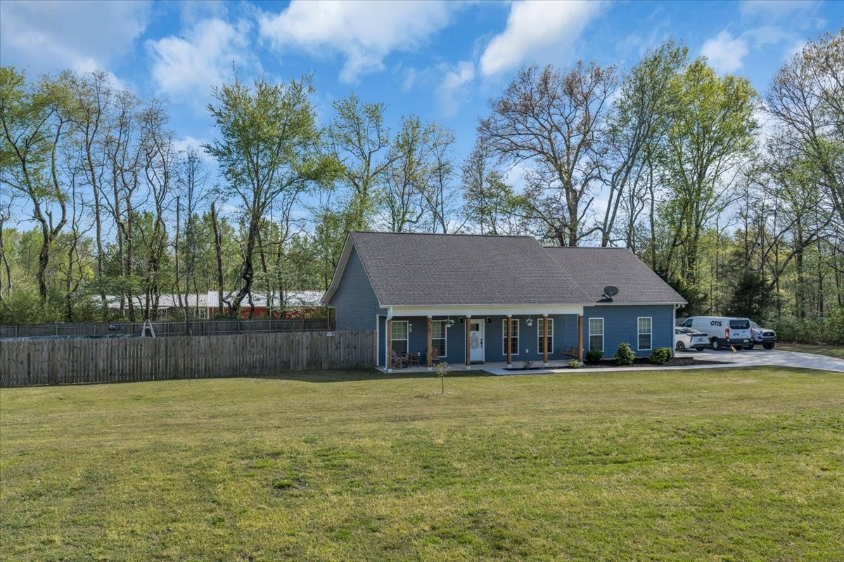 8 Valley Pond Lane Kelso, TN 37348 - Photo 67 of 75 a house view with swimming pool in front of it