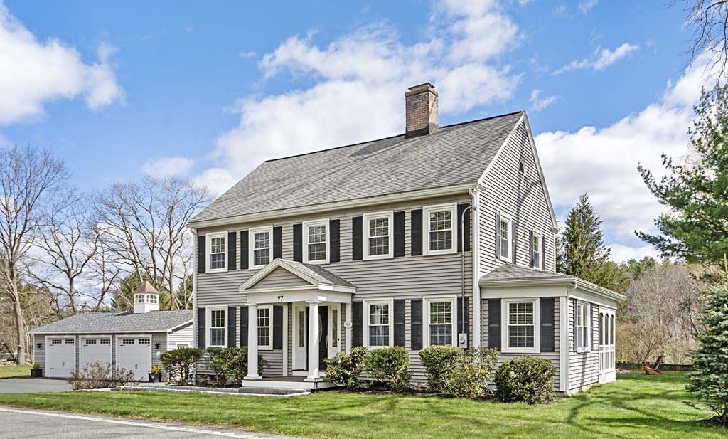 97 Argilla Road Andover, MA 01810 - Photo 1 of 42 a front view of a house with garden