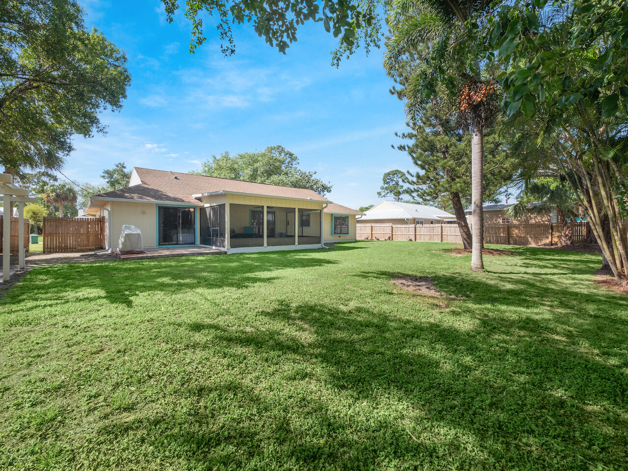 8302 Bayard Road Fort Pierce, FL 34951 - Photo 16 of 17 Backyard