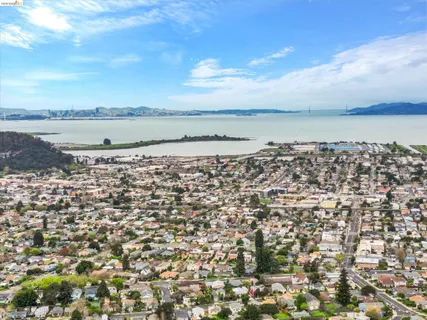 a view of an ocean beach