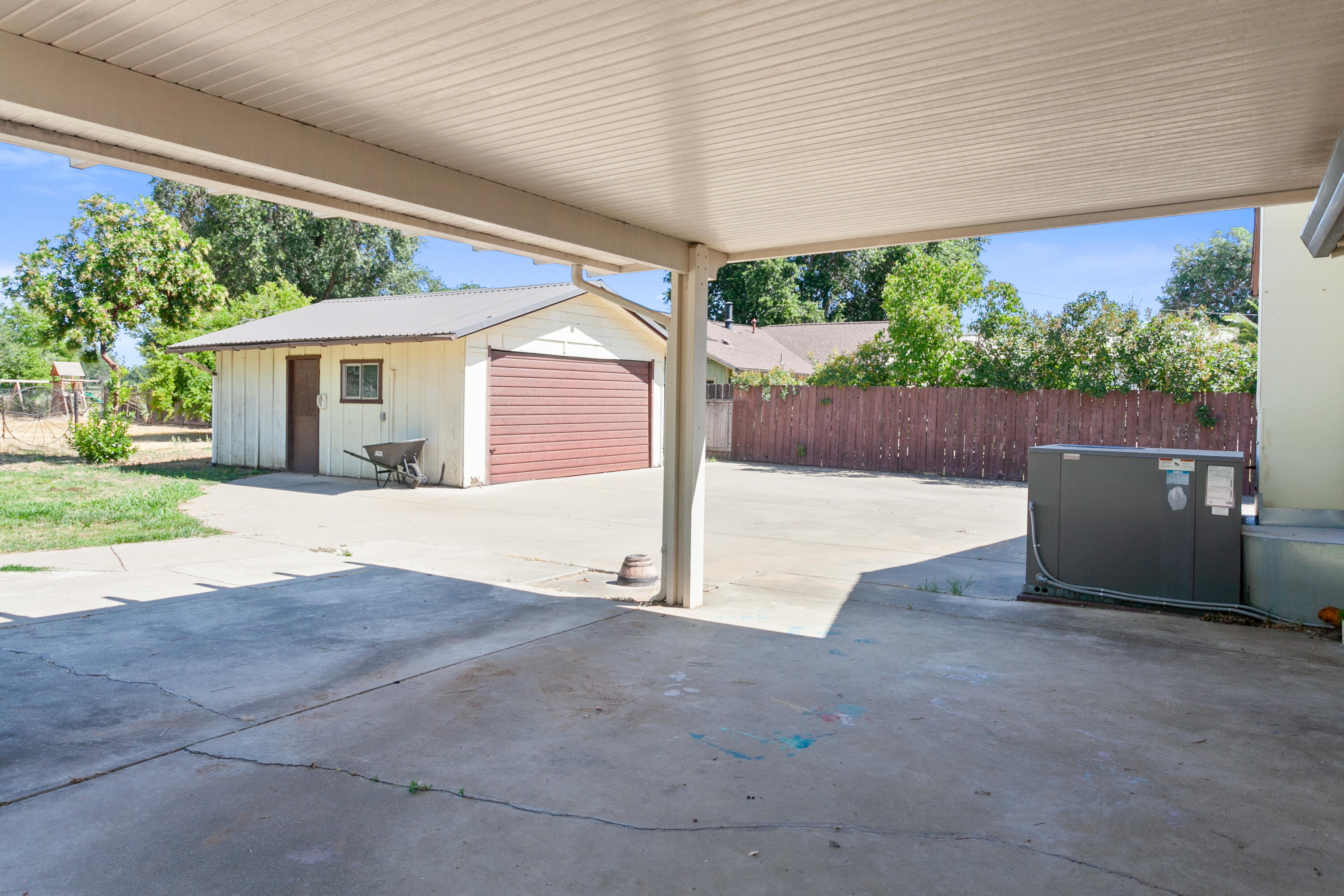 5858 Deschutes Road Anderson, CA 96007 - Photo 18 of 30 a view of backyard with outdoor seating and plants
