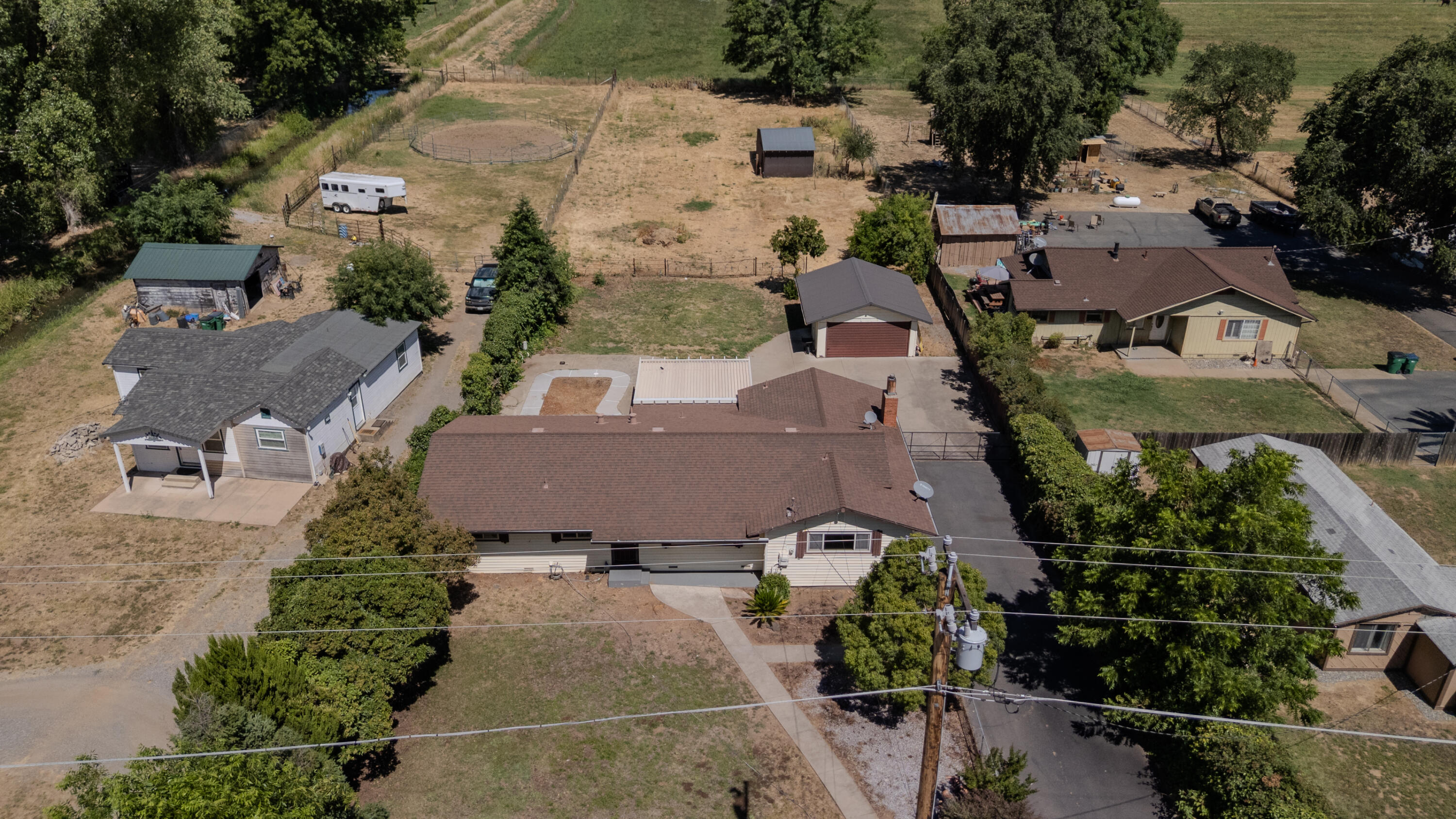 5858 Deschutes Road Anderson, CA 96007 - Photo 28 of 30 an aerial view of multiple houses with yard