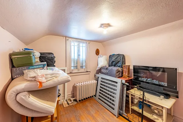 a view of a storage room