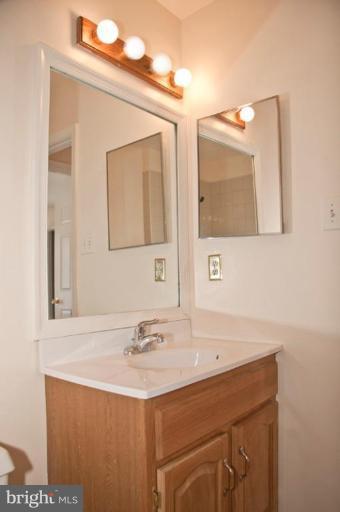 3515 Corn Stream Road Randallstown, MD 21133 - Photo 22 of 23 a bathroom with a sink vanity and mirror