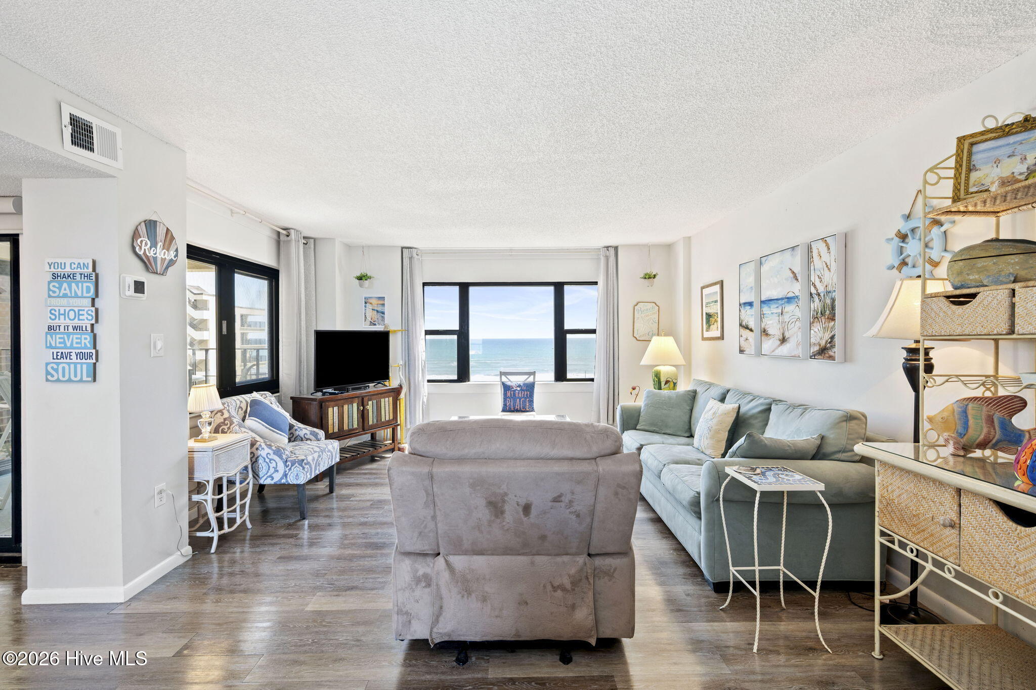 1505 Salter Path Road, Unit 412 Indian Beach, NC 28512 - Photo 5 of 55 Direct Ocean View from Living Room