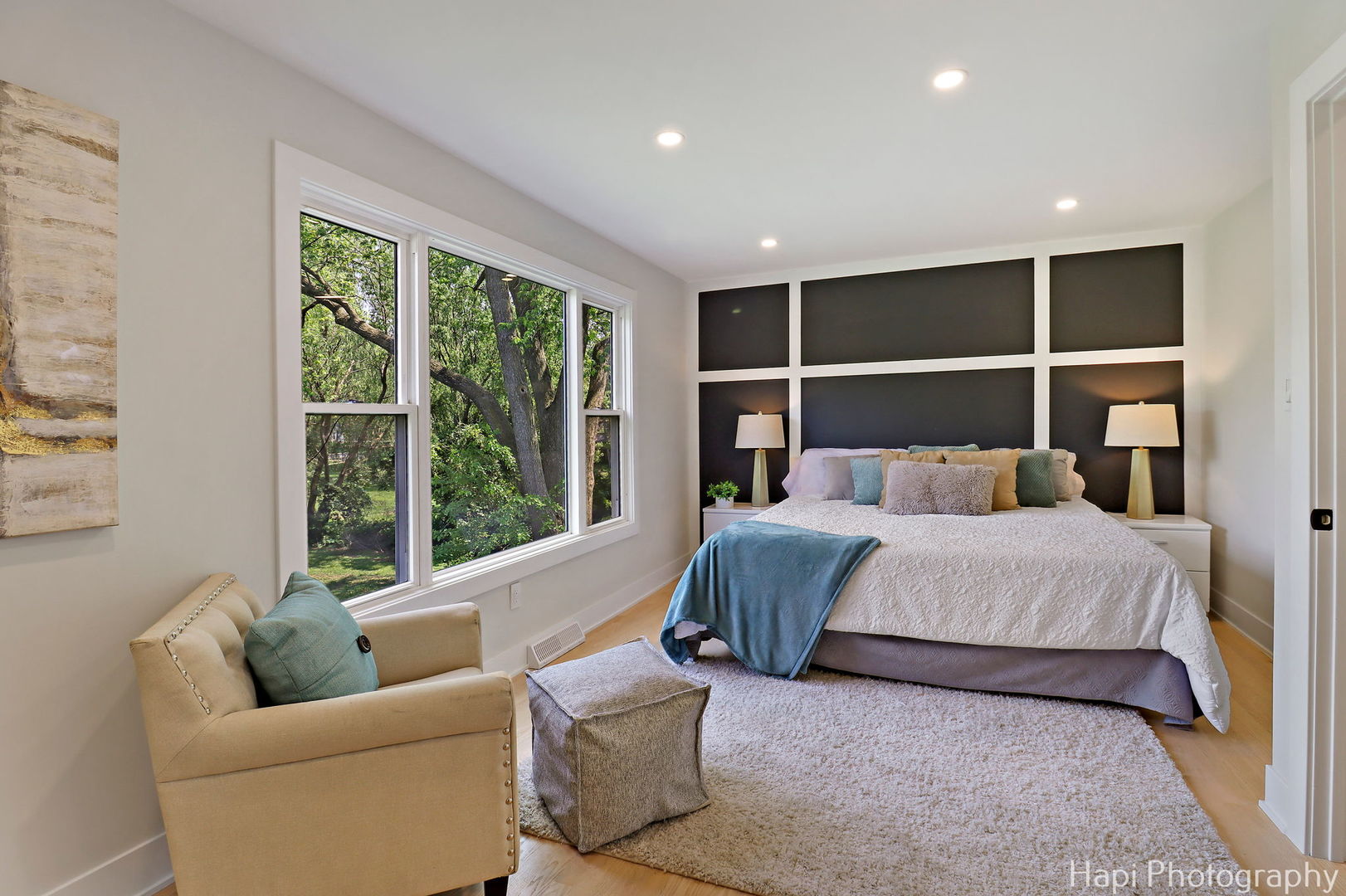 539 South Plum Grove Road Palatine, IL 60067 - Photo 11 of 33 a bedroom with furniture and a large window