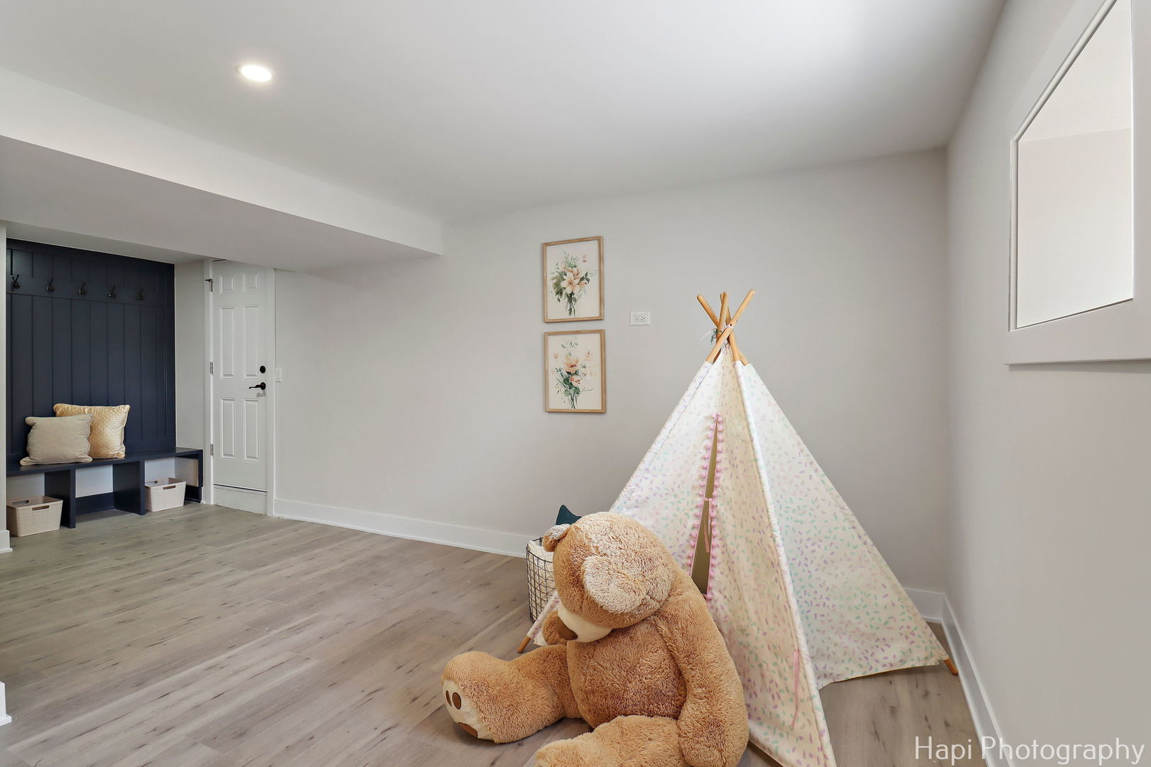 539 South Plum Grove Road Palatine, IL 60067 - Photo 23 of 33 a view of a bedroom with wooden floor and a window