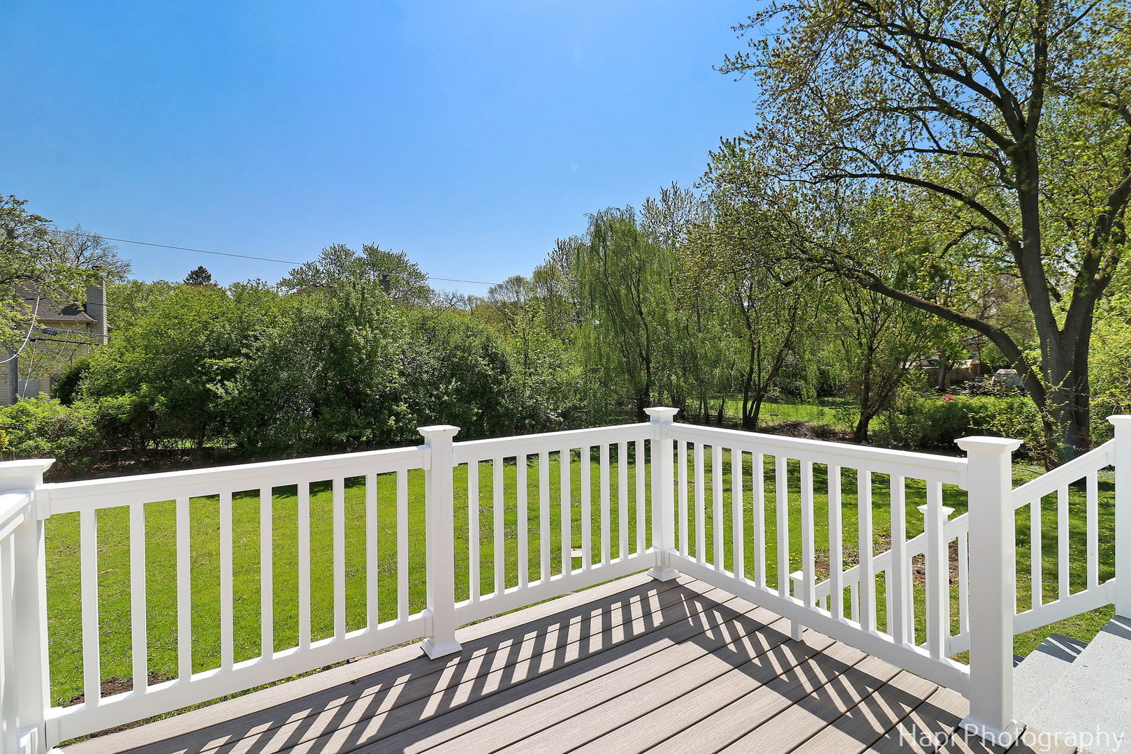539 South Plum Grove Road Palatine, IL 60067 - Photo 28 of 33 a view of a wooden roof deck