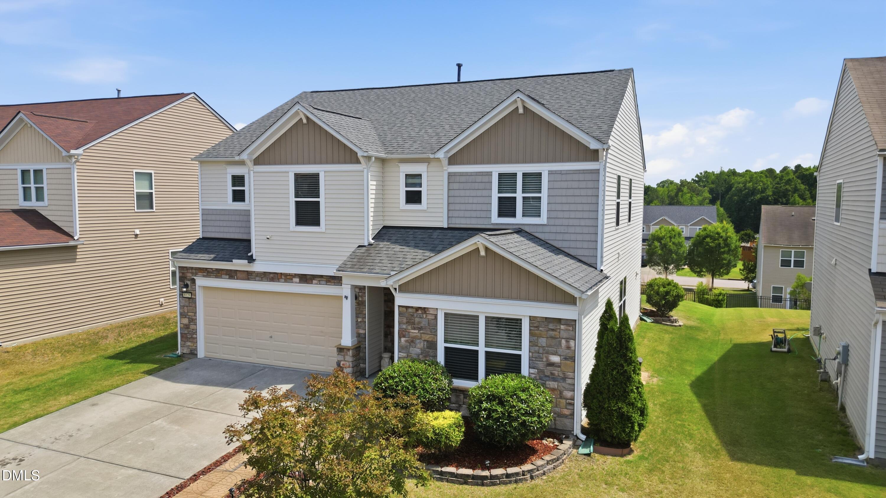 8128 Hovingham Way Raleigh, NC 27616 - Photo 34 of 40 a view of a yard in front of house