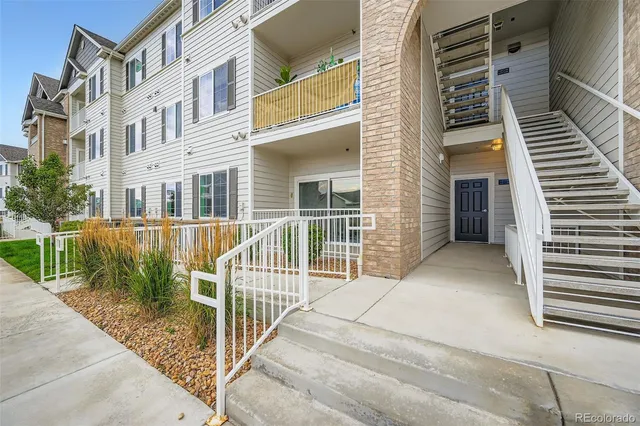 a view of a house with a small porch