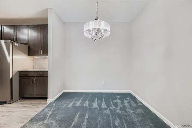 a view of a livingroom with an entryway