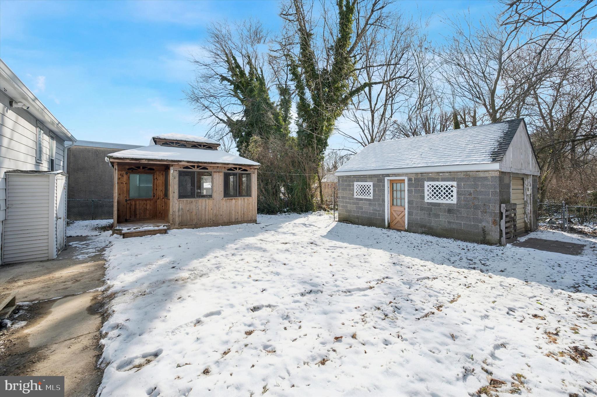 1114 Townsend Street Chester, PA 19013 - Photo 15 of 19 Large fenced yard & detached 1 car garage
