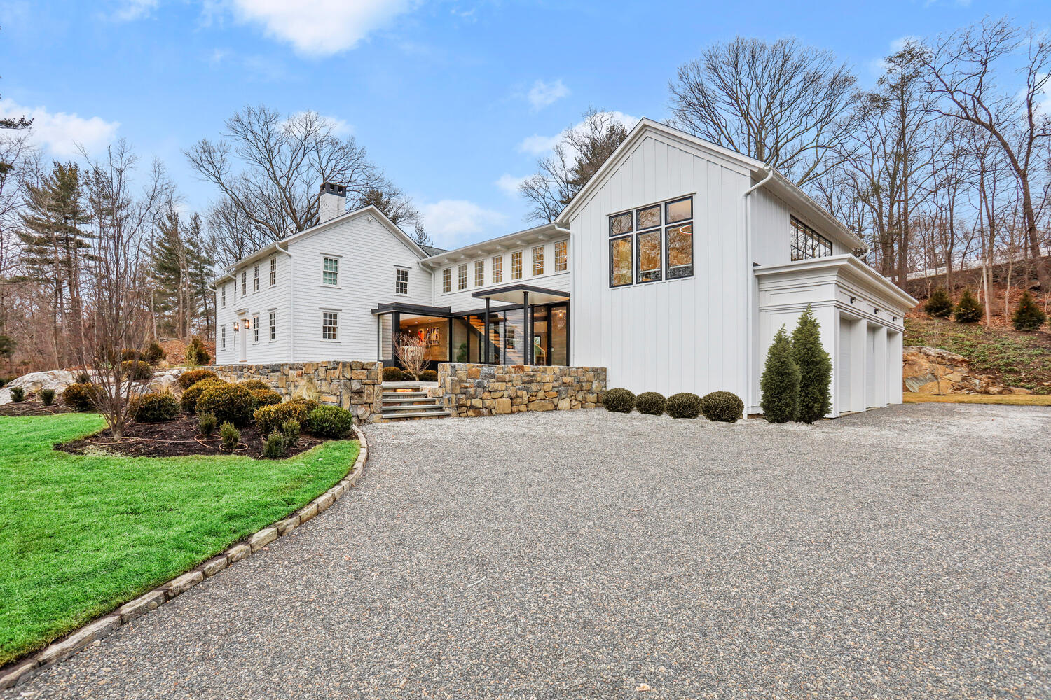 38 Goodwives River Road Darien, CT 06820 - Photo 3 of 58 a view of a house with a yard