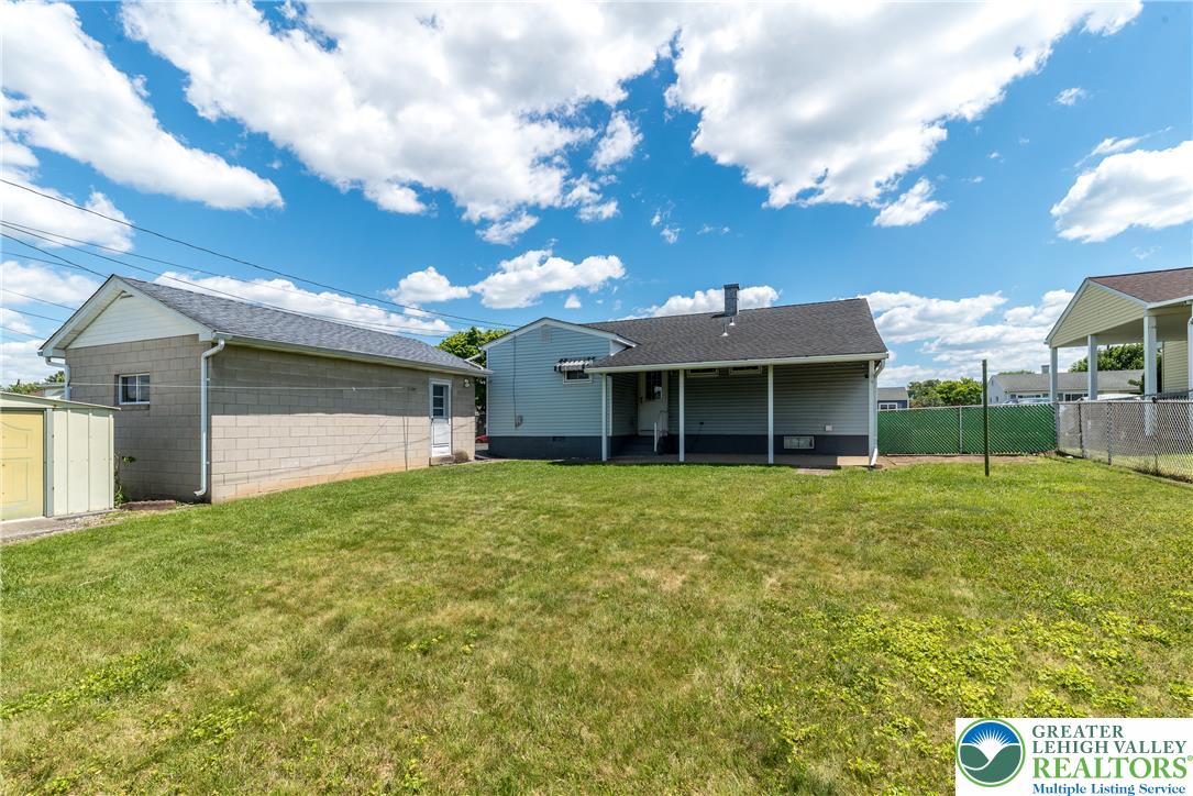 2132 Cypress Road Bethlehem, PA 18018 - Photo 10 of 16 A spacious, fenced in yard provides ample outdoor living space perfect for pets and children.