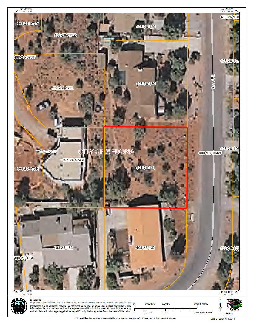 225 Ross Road Sedona, AZ 86336 - Photo 26 of 26 225 Ross Rd - Map