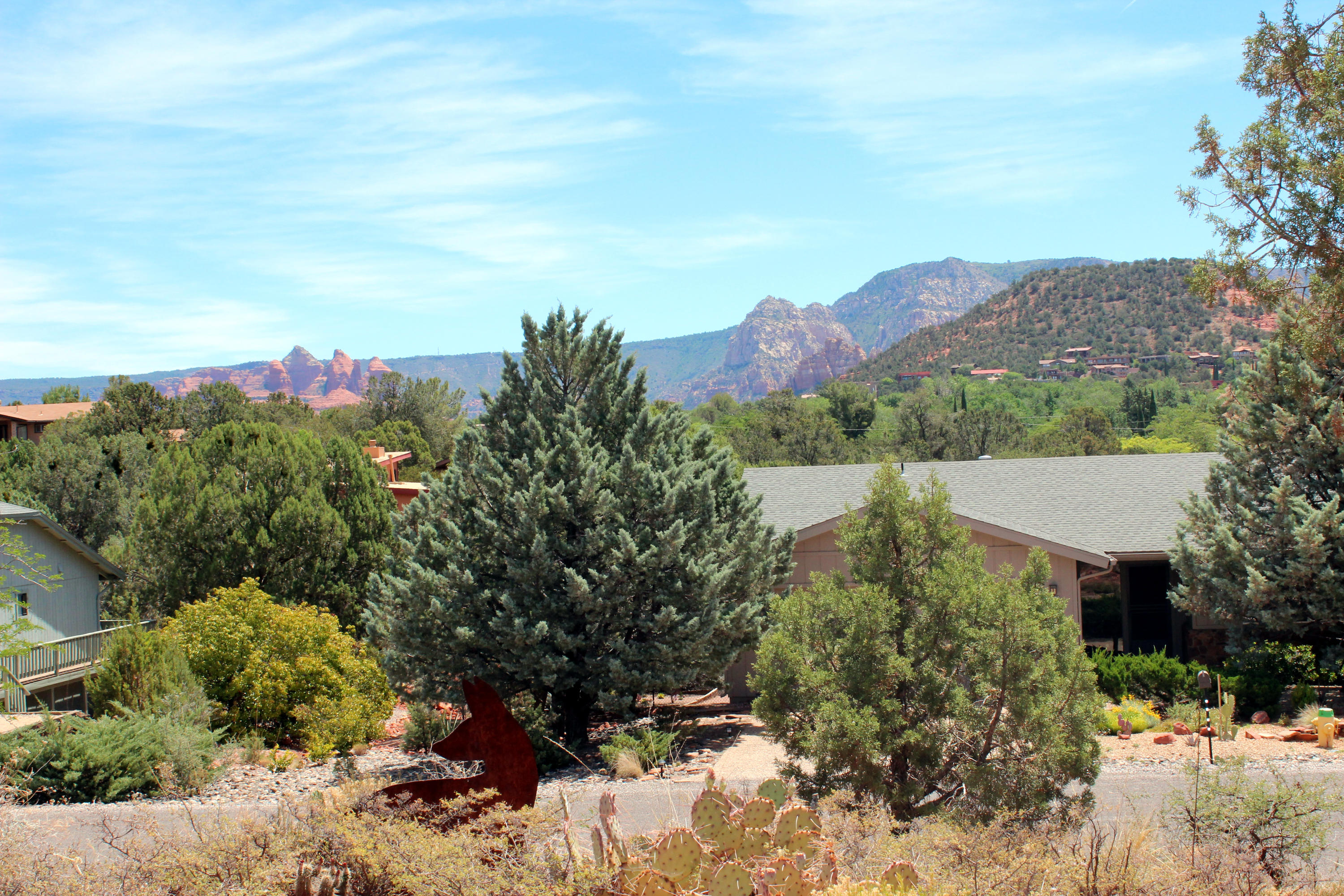 225 Ross Road Sedona, AZ 86336 - Photo 9 of 26 225 Ross Rd - Desert Vegetation & Views