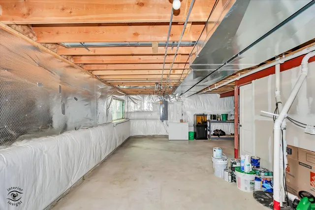 a view of storage and utility room