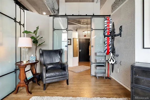 a potted plant sitting on the side of a building