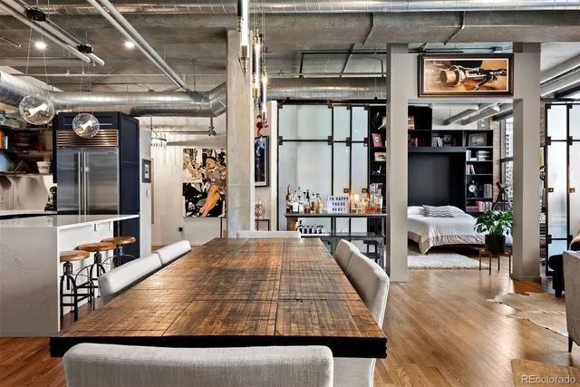 a view of balcony with furniture