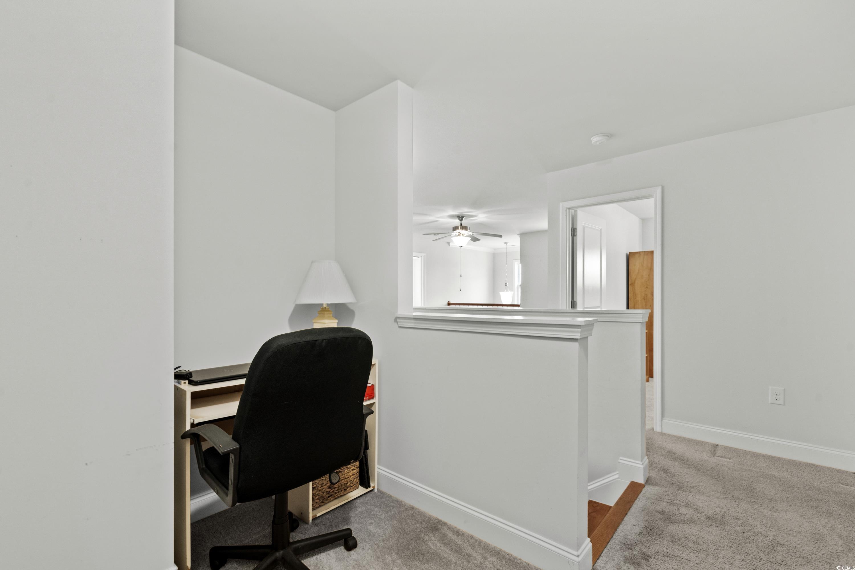 4246 Livorn Loop Myrtle Beach, SC 29579 - Photo 23 of 40 Carpeted office featuring baseboards and a ceiling fan