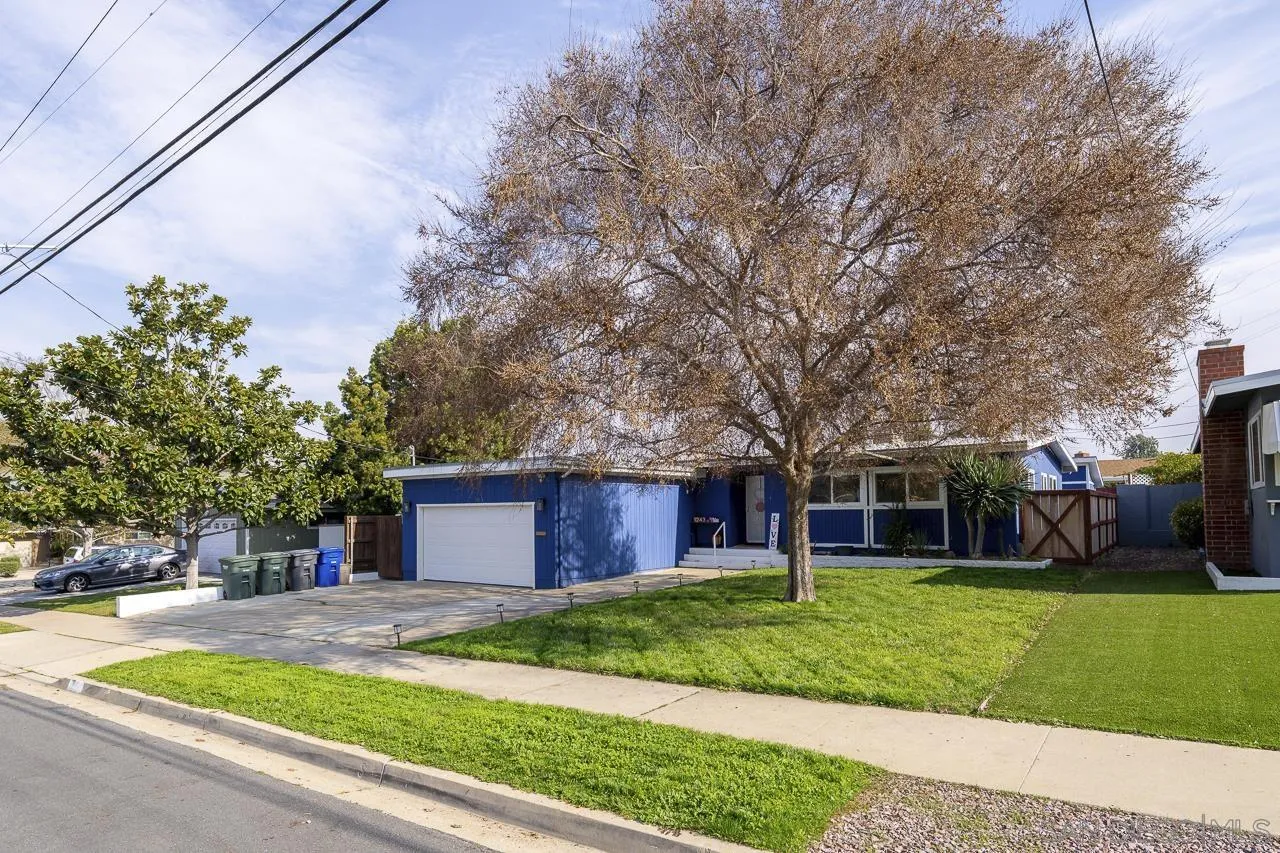 1243 Hardin Drive El Cajon, CA 92020 - Photo 2 of 32 a front view of a house with a yard