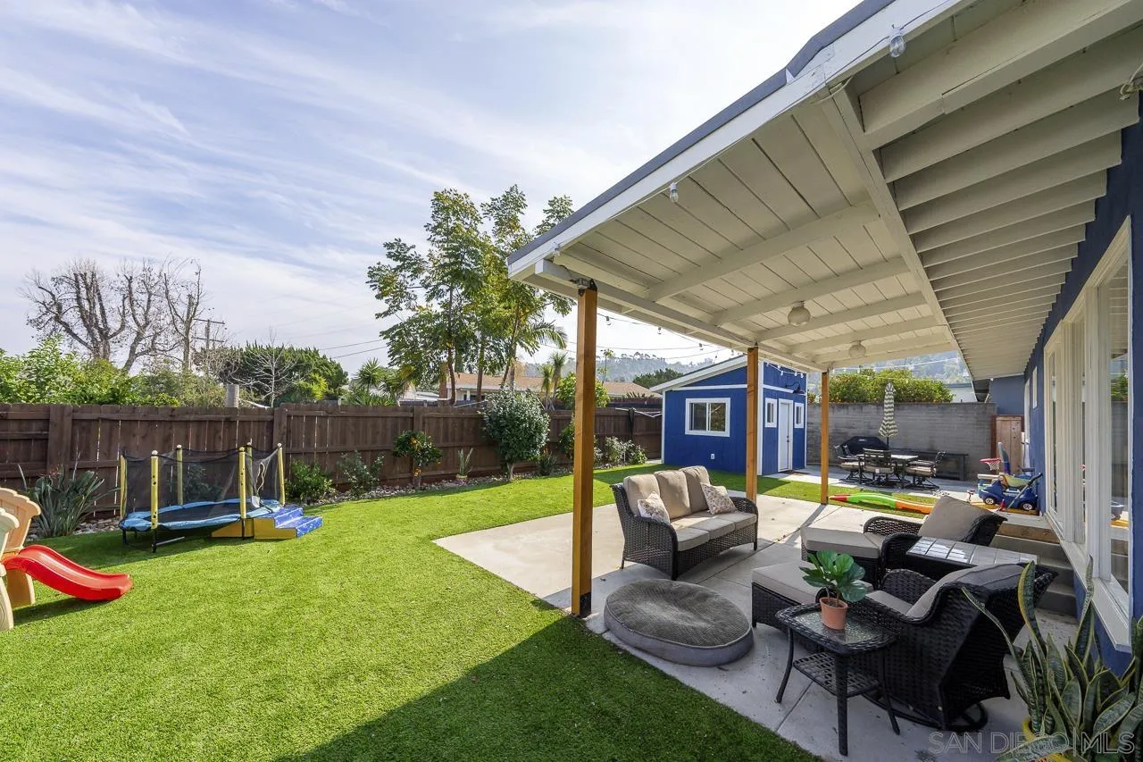 1243 Hardin Drive El Cajon, CA 92020 - Photo 29 of 32 a view of a patio with chairs and a table