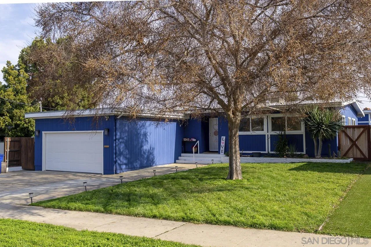 1243 Hardin Drive El Cajon, CA 92020 - Photo 3 of 32 a view of a house with a yard and tree s